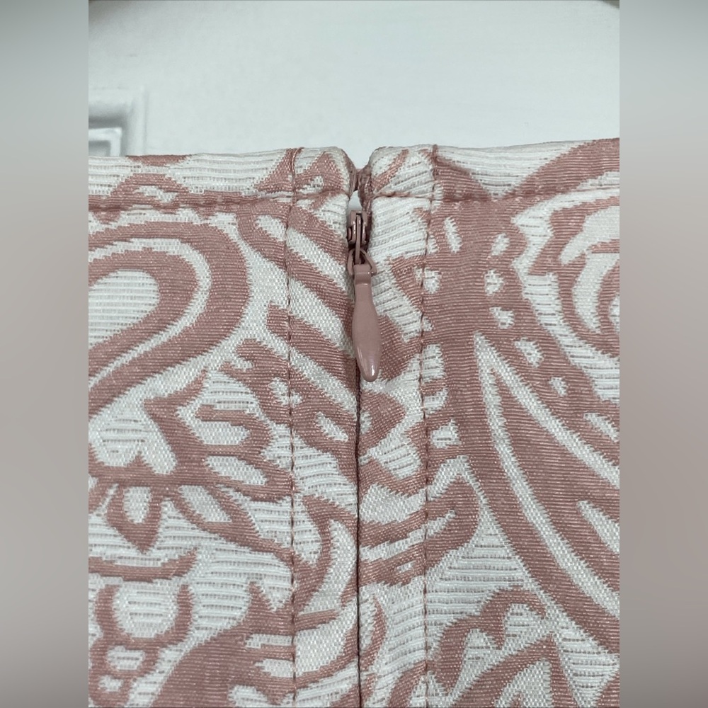 Victoria Beckham for Target LADIES’ BLUSH JACQUARD PAISLEY DRESS Size Medium NEW - Picture 10 of 11